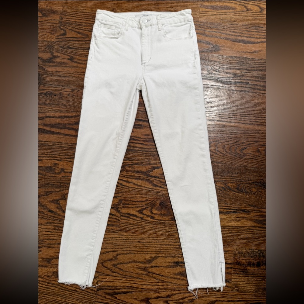 Joes Jeans White Skinny Ankle Jean Size 27